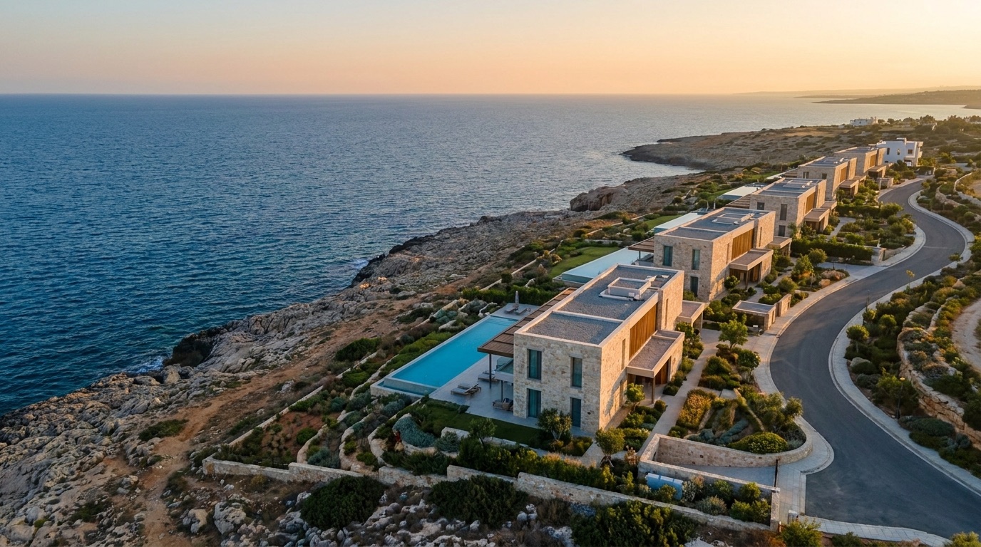 Royal Bay Resort render with pool and sea view